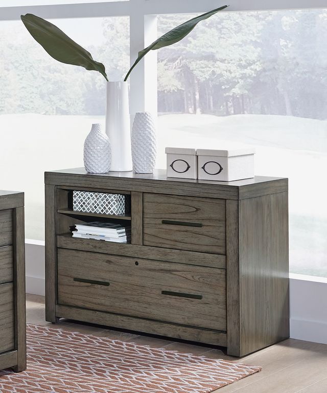Aspenhome® Modern Loft Greystone Combo File-1