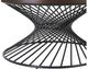 Elements International Terri Warm Walnut Coffee Table with Dark Base-1