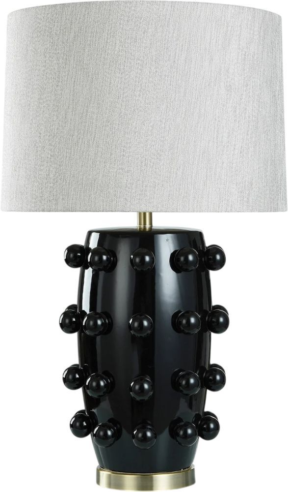 Harp & Finial® Marini Black Table Lamp-0