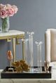 A & B Home Crystal Clear 17" Candle Holder-2