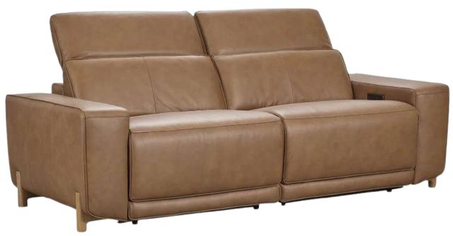 Classic Home Kadon Tan Power Reclining Sofa-0