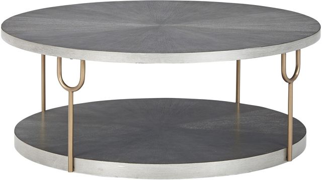 Signature Design by Ashley® Ranoka 3 Piece Platinum Living Room Table Set-1