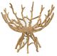 A & B Home Black/Gold Small Twig Bowl-4