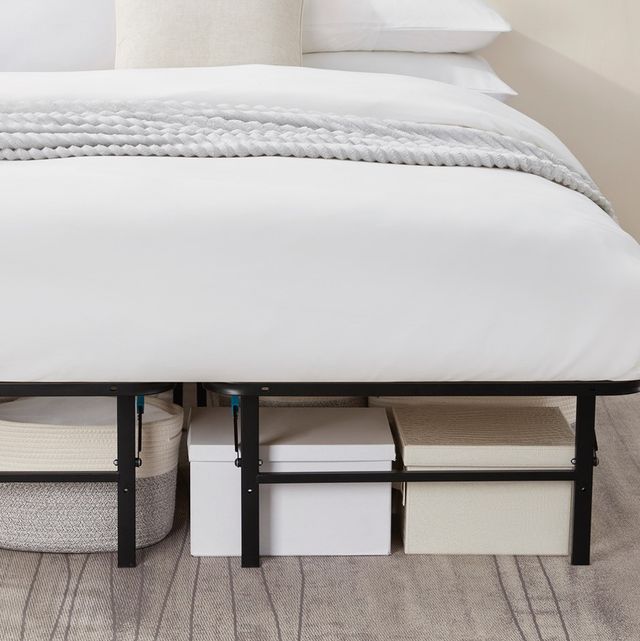Sleeptone® Black Twin Foldable Storage Bed Frame-3