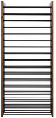Vinotemp® Epicureanist 68 Bottle Walnut Wall Mounted Wine Shelf-0