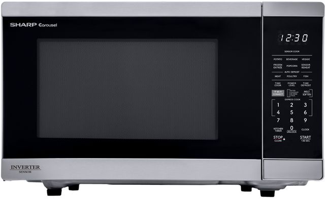 Sharp® 1.4 Cu. Ft. Stainless Steel Countertop Microwave
