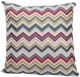 A & B Home Jacquard Blue/Gold/Gray/Red/White Throw Pillow-0