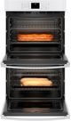 GE® 30" White Electric Built In Double Oven-3