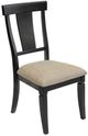 Martin Furniture Hartford Beige/Black Dining Side Chair-0