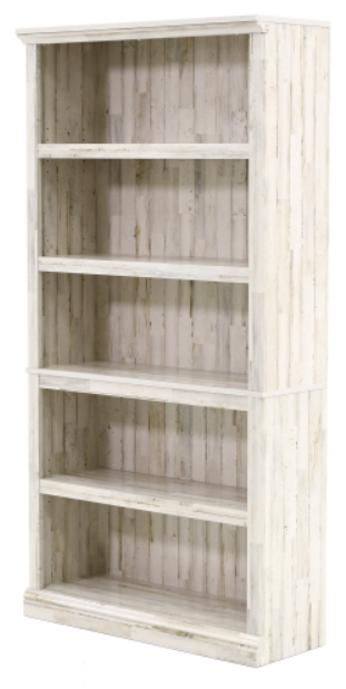 Sauder Select White Plank 5 Shelf Bookcase Big Sandy Superstore Furniture Mattress Appliance Superstore