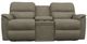 La-Z-Boy® Brooks Charcoal Power Reclining Loveseat with Console and Headrest-1