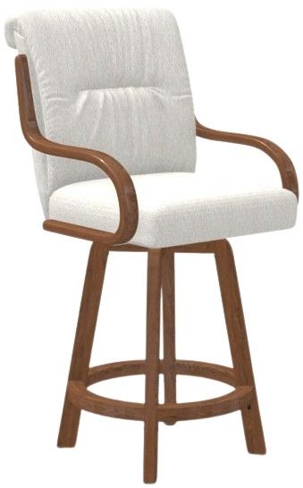 Chromcraft Customizable Denton Swivel Bar Height Dining Stool-4