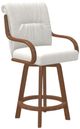 Chromcraft Customizable Denton Swivel Bar Height Dining Stool-4