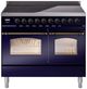 Ilve® Nostalgie II Series 40" Blue Pro Style Induction Range-0