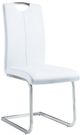 Mazin Furniture Glissand White Side Dining Chair-0