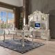 ACME Furniture Versailles Bone White Executive Desk with Hutch-1