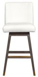 Armen Living Basila Gray Oak Swivel Bar Stool-1