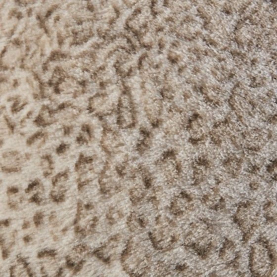 Olliix by Madison Park Zuri Leopard Faux Fur Square Pillow-1