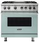 Viking® 5 Series 36'' Splash Pro Style Dual Fuel Range with Griddle-0