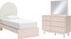 Signature Design by Ashley® Wistenpine 3-Piece Blush Twin Upholstered Panel Bed Set-0