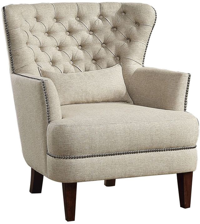 Mazin Furniture Marriana Beige Accent Chair-2