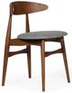 VIG Furniture Modrest Prospect 2-Piece Gray/Walnut Dining Chair Set-0