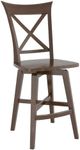 Canadel® Canadel Cognac Washed Wood Fixed Stool-0