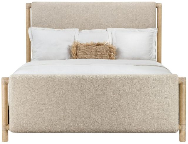 Hooker® Furniture Retreat Dune/Neo Cream Queen Upholstered Panel Bed-1