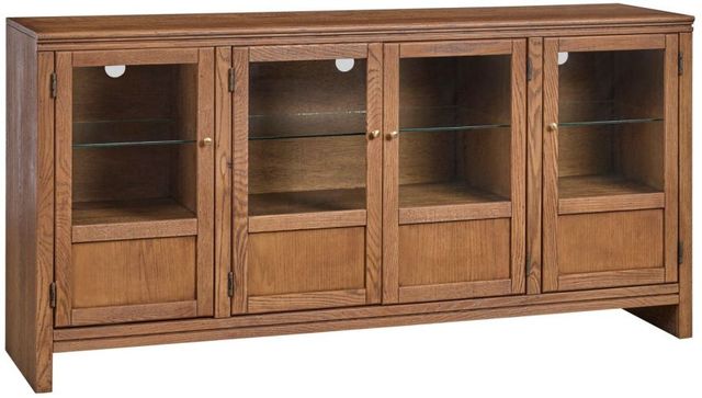 aspenhome® Sandro Brushed Bourbon 66'' Entertainment Wall-3