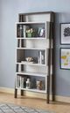 Brassex Inc. Walnut/White Oak Display Shelf-1