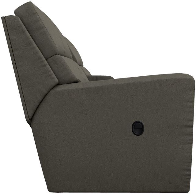 La-Z-Boy® Apollo Smoke Manual Reclining Loveseat with Console-2