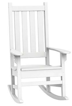 Seaside Casual Traditional Porch Rocker-0