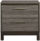 Homelegance® Vestavia Antique Gray/Dark Brown Nightstand-2