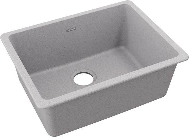 Elkay Quartz Classic® Graystone 24-5/8" x 18-1/2" x 9-1/2" Single Bowl Undermount Sink-0