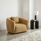 Coaster® Aleisha Mustard Yellow Upholstered Accent Chair-1