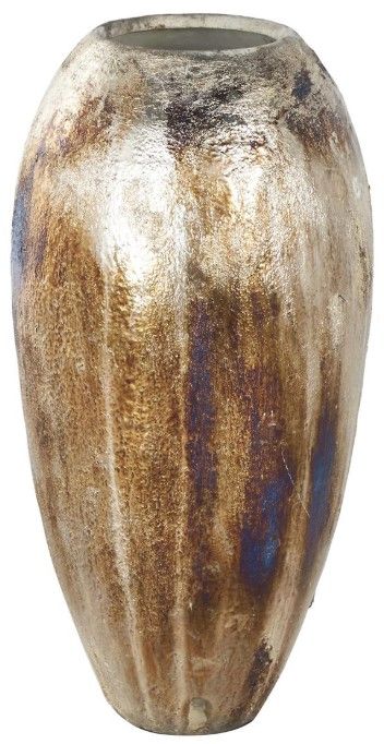 Deco Marche Bronze Foiled Vase-0