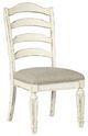 Signature Design by Ashley® Realyn 5-Piece Chipped White Dining Table Set-2