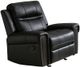 Mazin Furniture Emerson Black Upholstered Rocker Recliner-0