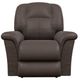 La-Z-Boy® Jasper Umber Leather Power Rocking Recliner with Headrest-1