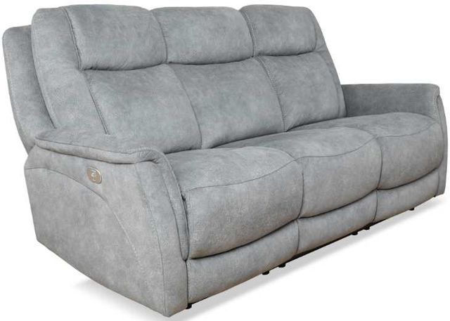 Parker House® Linus Hudson Gray Power Zero Gravity Reclining Sofa-0