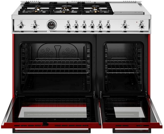 Bertazzoni Professional Series 48" Rosso Pro Style Gas Range-1