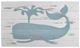 A & B Home Blue/White Whale Wood Tray-0