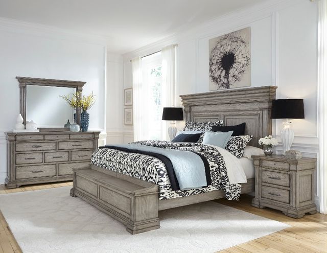 Pulaski™ Madison Ridge Heritage Taupe Dresser and Mirror -3