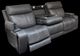 Movie Power Reclining Sofa (Black)-1