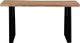 Porter International Designs Manzanita Natural Console Table with Black Trap Base-1