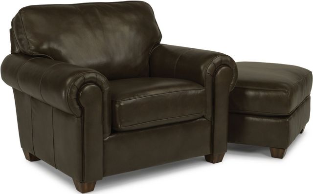 Flexsteel® Carson Dark Brown Chair-1