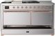 Ilve® Majestic III 60'' Stainless Steel Pro Style Dual Fuel Liquid Propane Range with Solid Door and Copper Trim-1