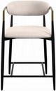 ACME Furniture Jaramillo Beige/Black Linen Counter Height Chair-3