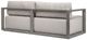 Uttermost® Remsen Dove/Weathered Gray Wooden Outdoor Sofa-4