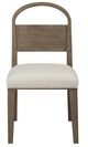 Bernards Trilogy Cocoa/White Sand Arch Back Side Chair-1
